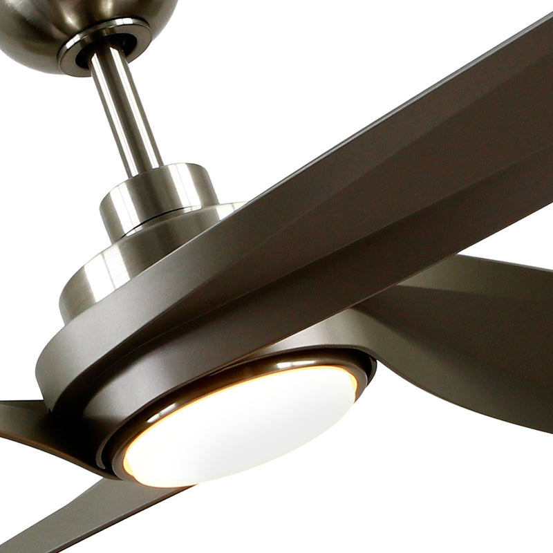 Kuzco Lighting - CF96956-BN - 56" Ceiling Fan - Horizon - Brushed Nickel