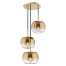 Kuzco Lighting - CH57514-BG/CP - Three Light Chandelier - Samar - Brushed Gold/Copper