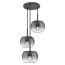 Kuzco Lighting - CH57514-BK/SM - Three Light Chandelier - Samar - Black/Smoked