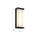 Kuzco Lighting - EW70714-BK - LED Exterior Wall Mount - Bravo - Black