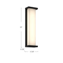LED Exterior Wall Mount<br /><span style="color:#4AB0CE;">Entrega: 4-10 dias en USA</span><br /><span style="color:#4AB0CE;font-size:60%;">PREGUNTE POR ENTREGA EN PANAMA</span><br />Collection: Bravo<br />Finish: Black