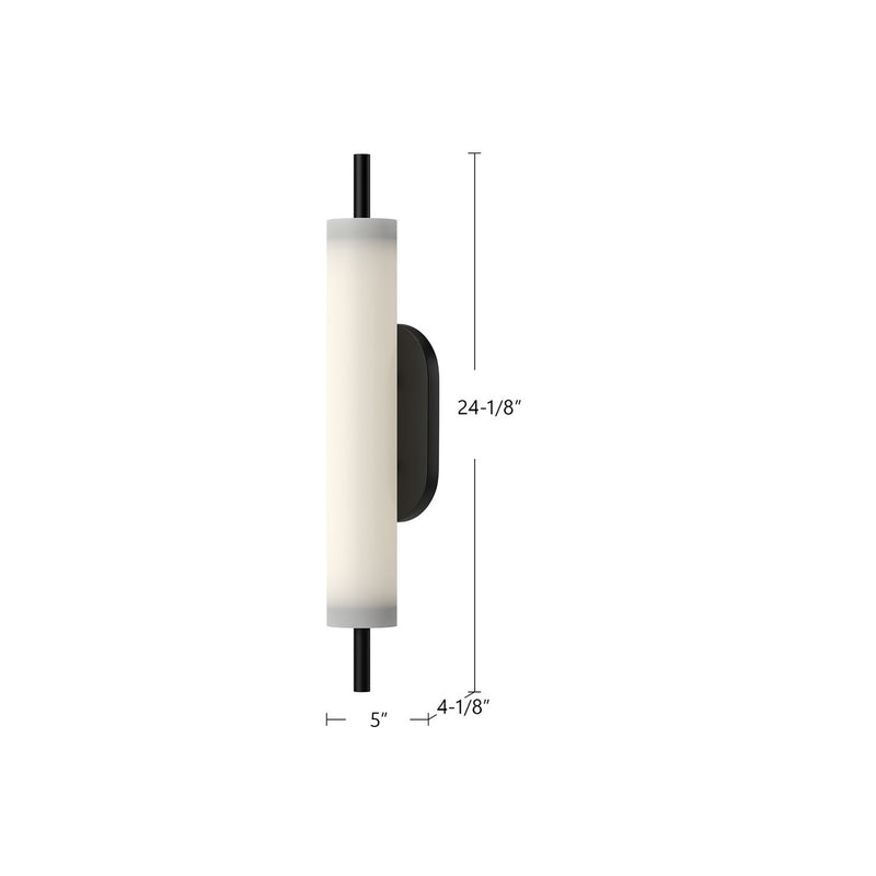 LED Exterior Wall Mount<br /><span style="color:#4AB0CE;">Entrega: 4-10 dias en USA</span><br /><span style="color:#4AB0CE;font-size:60%;">PREGUNTE POR ENTREGA EN PANAMA</span><br />Collection: Estes<br />Finish: Black