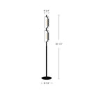 Kuzco Lighting - FL28563-BK - LED Floor Lamp - Hilo - Black
