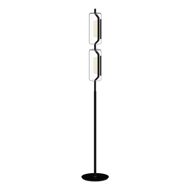LED Floor Lamp<br /><span style="color:#4AB0CE;">Entrega: 4-10 dias en USA</span><br /><span style="color:#4AB0CE;font-size:60%;">PREGUNTE POR ENTREGA EN PANAMA</span><br />Collection: Hilo<br />Finish: Black
