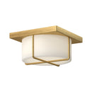 Kuzco Lighting - FM45910-BG/OP - LED Flush Mount - Reglao - Brushed Gold/Opal Glass
