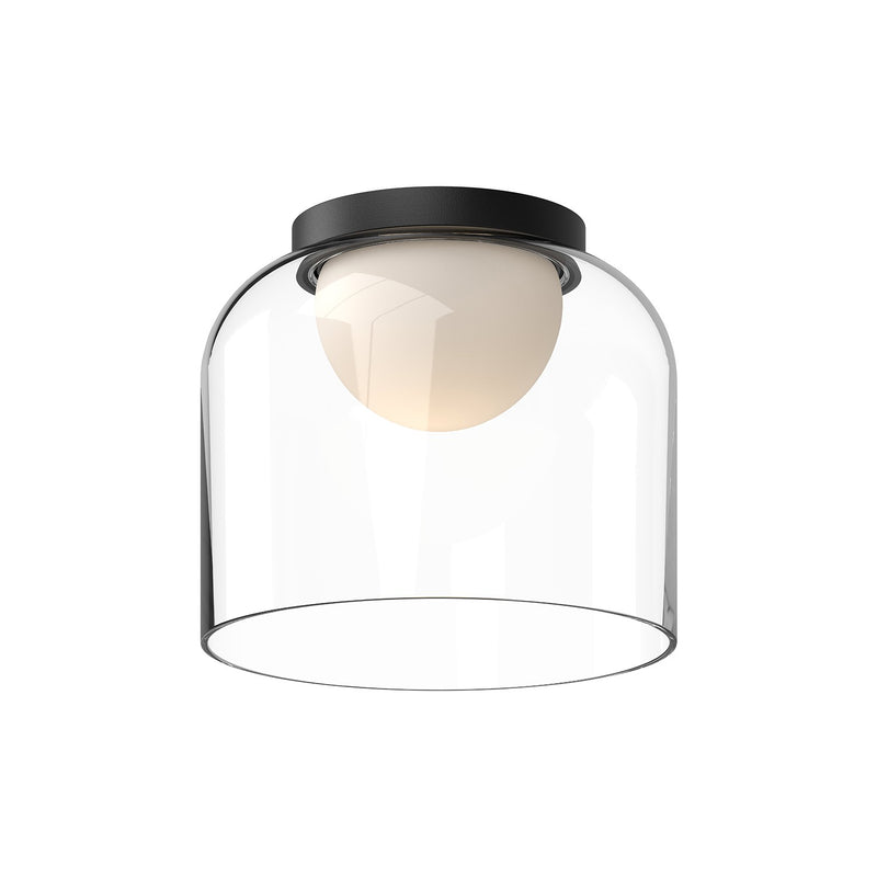 LED Flush Mount<br /><span style="color:#4AB0CE;">Entrega: 4-10 dias en USA</span><br /><span style="color:#4AB0CE;font-size:60%;">PREGUNTE POR ENTREGA EN PANAMA</span><br />Collection: Cedar<br />Finish: Black/Clear