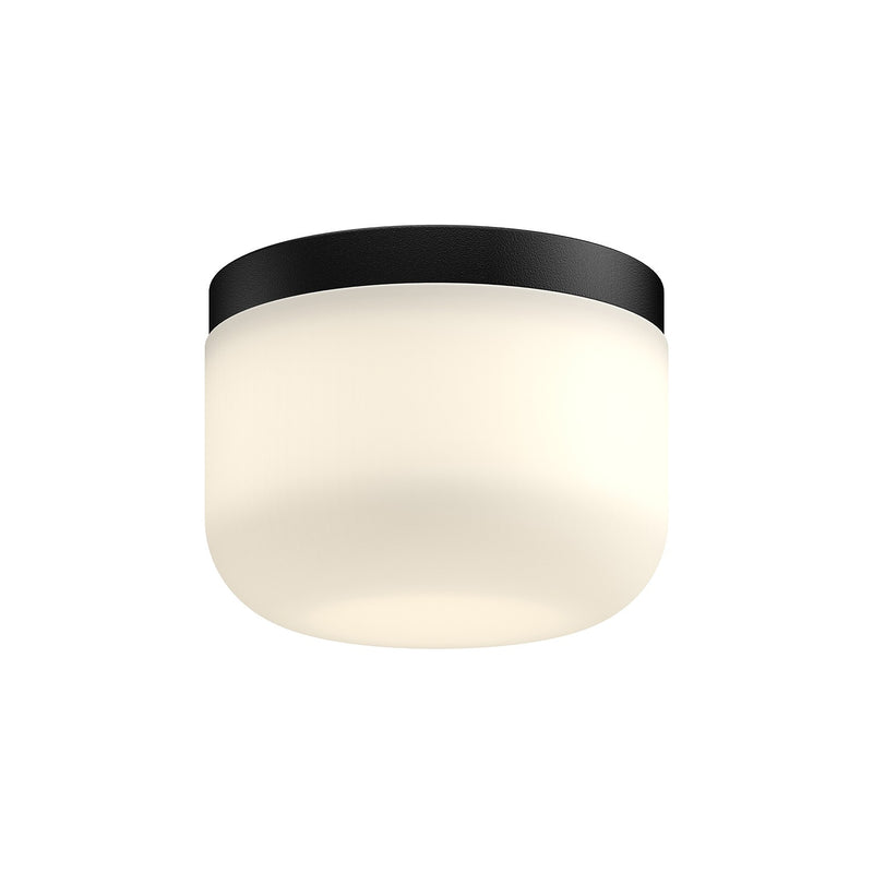LED Flush Mount<br /><span style="color:#4AB0CE;">Entrega: 4-10 dias en USA</span><br /><span style="color:#4AB0CE;font-size:60%;">PREGUNTE POR ENTREGA EN PANAMA</span><br />Collection: Mel<br />Finish: Black/Opal Glass