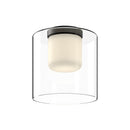 LED Flush Mount<br /><span style="color:#4AB0CE;">Entrega: 4-10 dias en USA</span><br /><span style="color:#4AB0CE;font-size:60%;">PREGUNTE POR ENTREGA EN PANAMA</span><br />Collection: Birch<br />Finish: Black/Clear