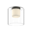 LED Flush Mount<br /><span style="color:#4AB0CE;">Entrega: 4-10 dias en USA</span><br /><span style="color:#4AB0CE;font-size:60%;">PREGUNTE POR ENTREGA EN PANAMA</span><br />Collection: Birch<br />Finish: Black/Clear