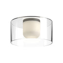 LED Flush Mount<br /><span style="color:#4AB0CE;">Entrega: 4-10 dias en USA</span><br /><span style="color:#4AB0CE;font-size:60%;">PREGUNTE POR ENTREGA EN PANAMA</span><br />Collection: Birch<br />Finish: Black/Clear