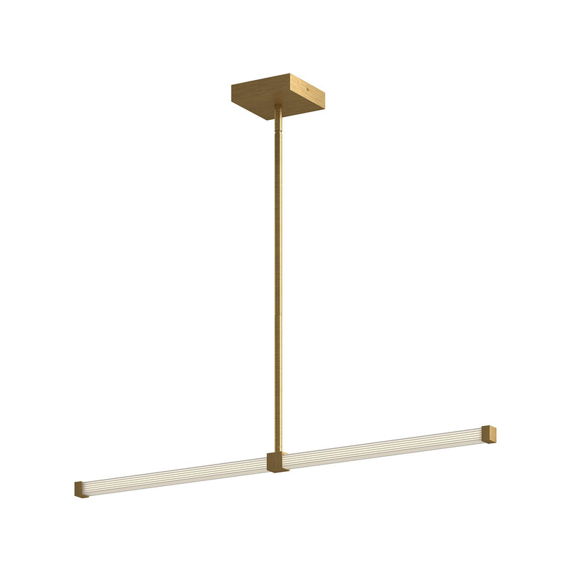 LED Linear Pendant<br /><span style="color:#4AB0CE;">Entrega: 4-10 dias en USA</span><br /><span style="color:#4AB0CE;font-size:60%;">PREGUNTE POR ENTREGA EN PANAMA</span><br />Collection: Blade<br />Finish: Brushed Gold