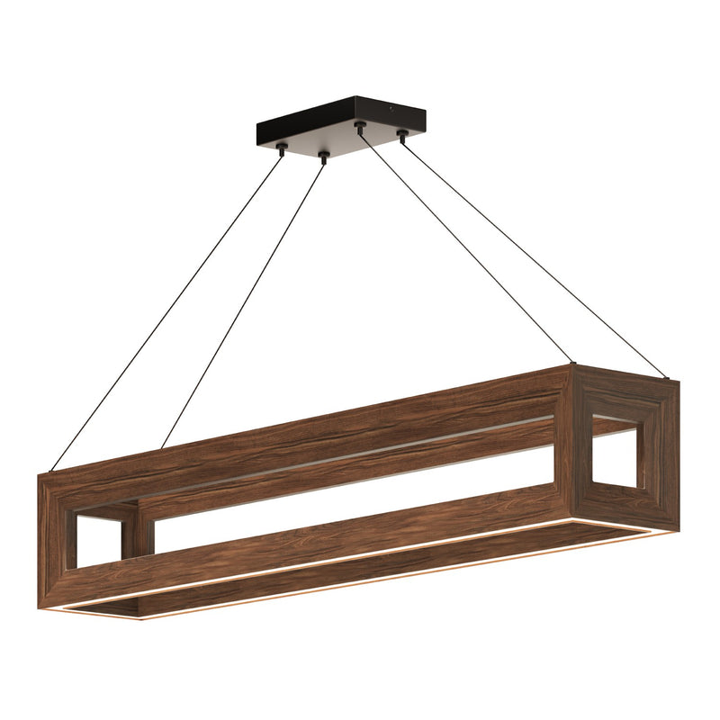 LED Linear Pendant<br /><span style="color:#4AB0CE;">Entrega: 4-10 dias en USA</span><br /><span style="color:#4AB0CE;font-size:60%;">PREGUNTE POR ENTREGA EN PANAMA</span><br />Collection: Morina<br />Finish: Walnut