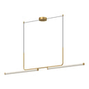 LED Linear Pendant<br /><span style="color:#4AB0CE;">Entrega: 4-10 dias en USA</span><br /><span style="color:#4AB0CE;font-size:60%;">PREGUNTE POR ENTREGA EN PANAMA</span><br />Collection: Vesper<br />Finish: Brushed Gold