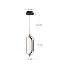 Kuzco Lighting - PD28515-BK - LED Pendant - Hilo - Black