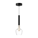 LED Pendant<br /><span style="color:#4AB0CE;">Entrega: 4-10 dias en USA</span><br /><span style="color:#4AB0CE;font-size:60%;">PREGUNTE POR ENTREGA EN PANAMA</span><br />Collection: Rise<br />Finish: Black/Clear