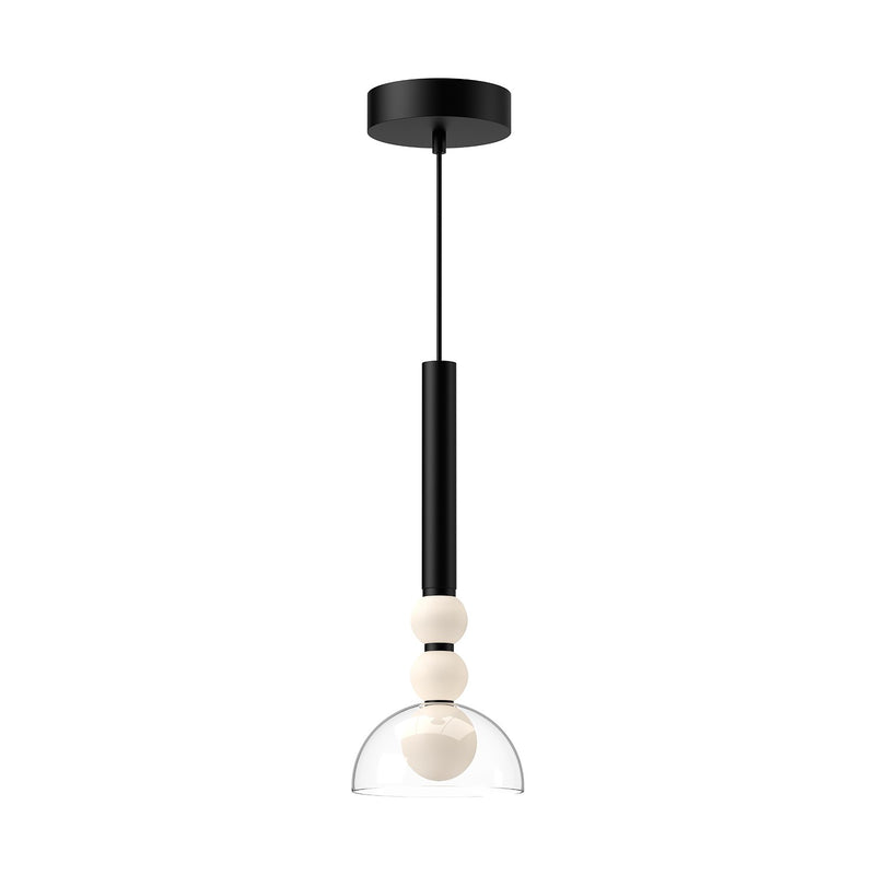 LED Pendant<br /><span style="color:#4AB0CE;">Entrega: 4-10 dias en USA</span><br /><span style="color:#4AB0CE;font-size:60%;">PREGUNTE POR ENTREGA EN PANAMA</span><br />Collection: Rise<br />Finish: Black/Clear
