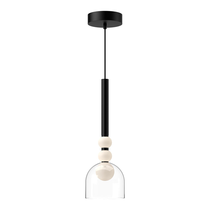 LED Pendant<br /><span style="color:#4AB0CE;">Entrega: 4-10 dias en USA</span><br /><span style="color:#4AB0CE;font-size:60%;">PREGUNTE POR ENTREGA EN PANAMA</span><br />Collection: Rise<br />Finish: Black/Clear