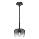 Kuzco Lighting - PD57508-BK/SM - One Light Pendant - Samar - Black/Smoked