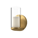 LED Wall Sconce<br /><span style="color:#4AB0CE;">Entrega: 4-10 dias en USA</span><br /><span style="color:#4AB0CE;font-size:60%;">PREGUNTE POR ENTREGA EN PANAMA</span><br />Collection: Birch<br />Finish: Brushed Gold/Clear