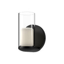 LED Wall Sconce<br /><span style="color:#4AB0CE;">Entrega: 4-10 dias en USA</span><br /><span style="color:#4AB0CE;font-size:60%;">PREGUNTE POR ENTREGA EN PANAMA</span><br />Collection: Birch<br />Finish: Black/Clear