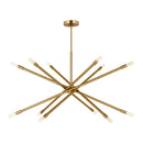 Visual Comfort Studio - CC16512BBS - 12 Light Chandelier - Eastyn - Burnished Brass