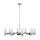 Visual Comfort Studio - CC16810PN - Eight Light Chandelier - Geneva - Polished Nickel