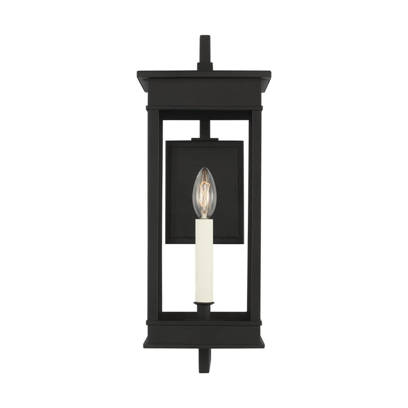 One Light Outdoor Wall Sconce<br /><span style="color:#4AB0CE;">Entrega: 4-10 dias en USA</span><br /><span style="color:#4AB0CE;font-size:60%;">PREGUNTE POR ENTREGA EN PANAMA</span><br />Collection: Cupertino<br />Finish: Textured Black