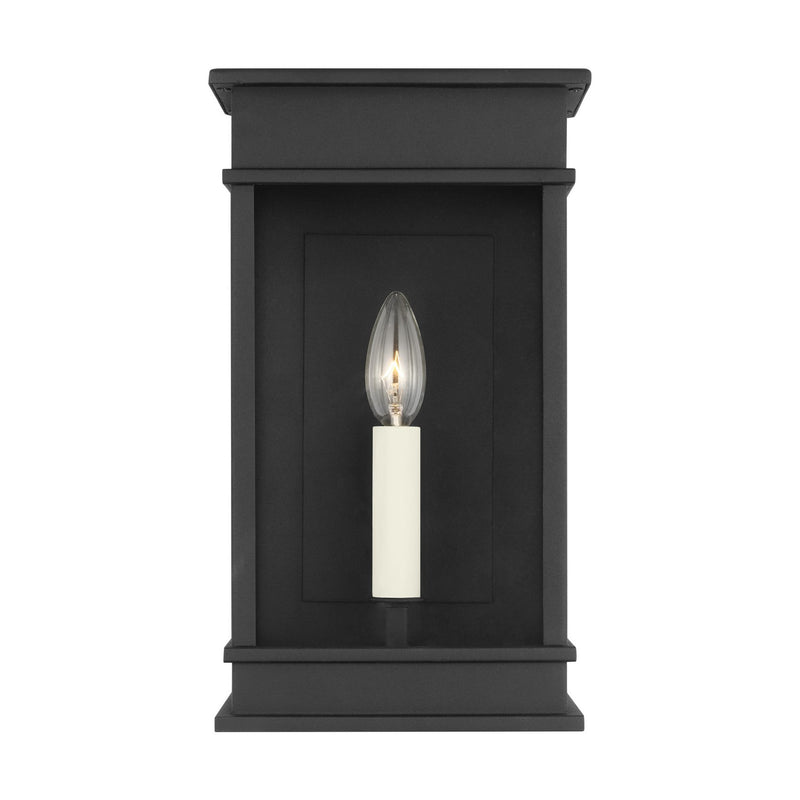 One Light Outdoor Wall Sconce<br /><span style="color:#4AB0CE;">Entrega: 4-10 dias en USA</span><br /><span style="color:#4AB0CE;font-size:60%;">PREGUNTE POR ENTREGA EN PANAMA</span><br />Collection: Cupertino<br />Finish: Textured Black