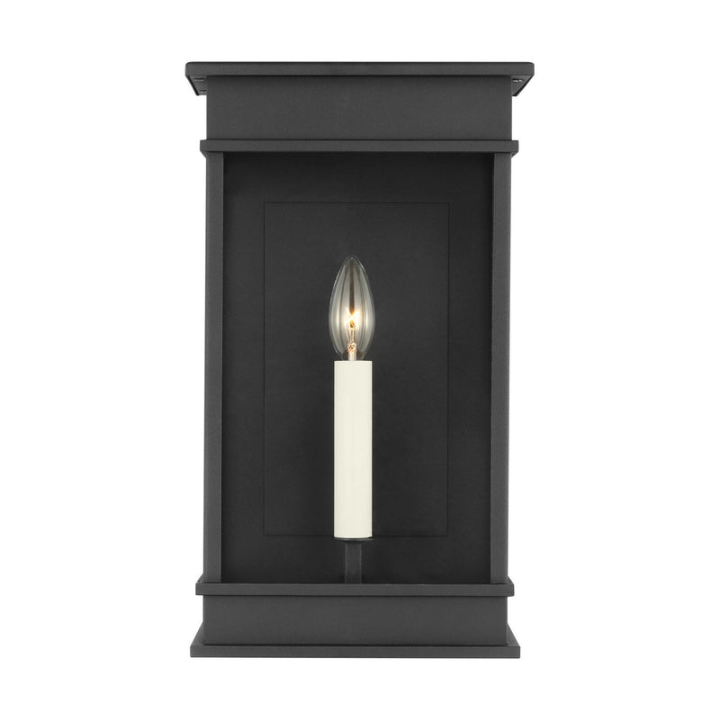 One Light Outdoor Wall Sconce<br /><span style="color:#4AB0CE;">Entrega: 4-10 dias en USA</span><br /><span style="color:#4AB0CE;font-size:60%;">PREGUNTE POR ENTREGA EN PANAMA</span><br />Collection: Cupertino<br />Finish: Textured Black