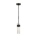 Visual Comfort Studio - CP1161AI - One Light Pendant - Geneva - Aged Iron