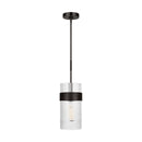 Visual Comfort Studio - CP1171AI - One Light Pendant - Geneva - Aged Iron