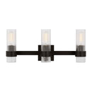 Visual Comfort Studio - CV1023AI - Three Light Bath Vanity - Geneva - Aged Iron