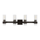 Visual Comfort Studio - CV1024AI - Four Light Bath Vanity - Geneva - Aged Iron