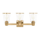 Visual Comfort Studio - CV1033BBS - Three Light Bath Vanity - Alessa - Burnished Brass