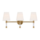Visual Comfort Studio - CV1053BBS - Three Light Bath Vanity - Hanover - Burnished Brass