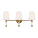 Visual Comfort Studio - CV1053BBS - Three Light Bath Vanity - Hanover - Burnished Brass