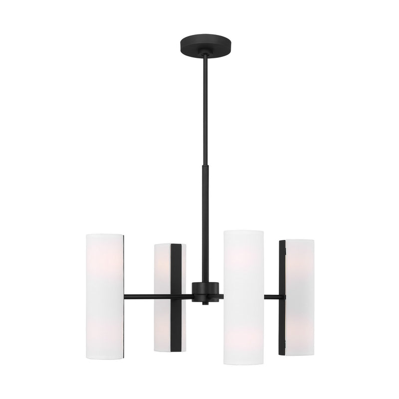 Visual Comfort Studio - DJC1048MBK - Eight Light Chandelier - Capalino - Midnight Black