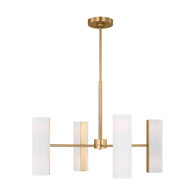 Visual Comfort Studio - DJC1058SB - Eight Light Chandelier - Capalino - Satin Brass