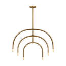 Visual Comfort Studio - DJC1126SB - Six Light Chandelier - Hadden - Satin Brass