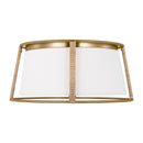 Visual Comfort Studio - DJF1002SB - Two Light Flush Mount - Cortes - Satin Brass