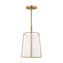 Visual Comfort Studio - DJP1011SB - One Light Pendant - Cortes - Satin Brass