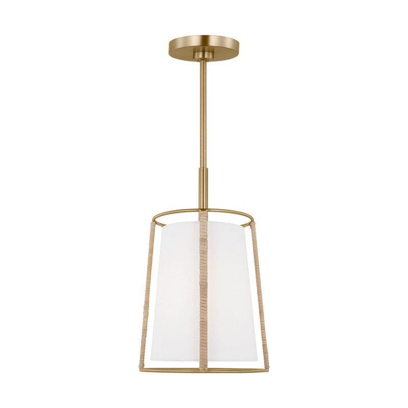 Visual Comfort Studio - DJP1011SB - One Light Pendant - Cortes - Satin Brass