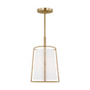 Visual Comfort Studio - DJP1011SB - One Light Pendant - Cortes - Satin Brass