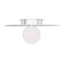 Visual Comfort Studio - KF1021PN - One Light Flush Mount - Nodes - Polished Nickel