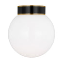 Visual Comfort Studio - KSF1051BBSGBK - One Light Flush Mount - Monroe - Burnished Brass