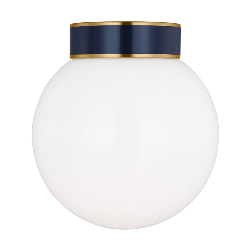 Visual Comfort Studio - KSF1051BBSNVY - One Light Flush Mount - Monroe - Burnished Brass