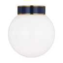 Visual Comfort Studio - KSF1051BBSNVY - One Light Flush Mount - Monroe - Burnished Brass