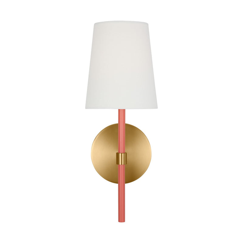 Visual Comfort Studio - KSW1081BBSCRL - One Light Wall Sconce - Monroe - Burnished Brass
