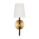 Visual Comfort Studio - KSW1081BBSGBK - One Light Wall Sconce - Monroe - Burnished Brass