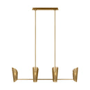 Visual Comfort Studio - LXC1066BBS - Six Light Chandelier - Plivot - Burnished Brass